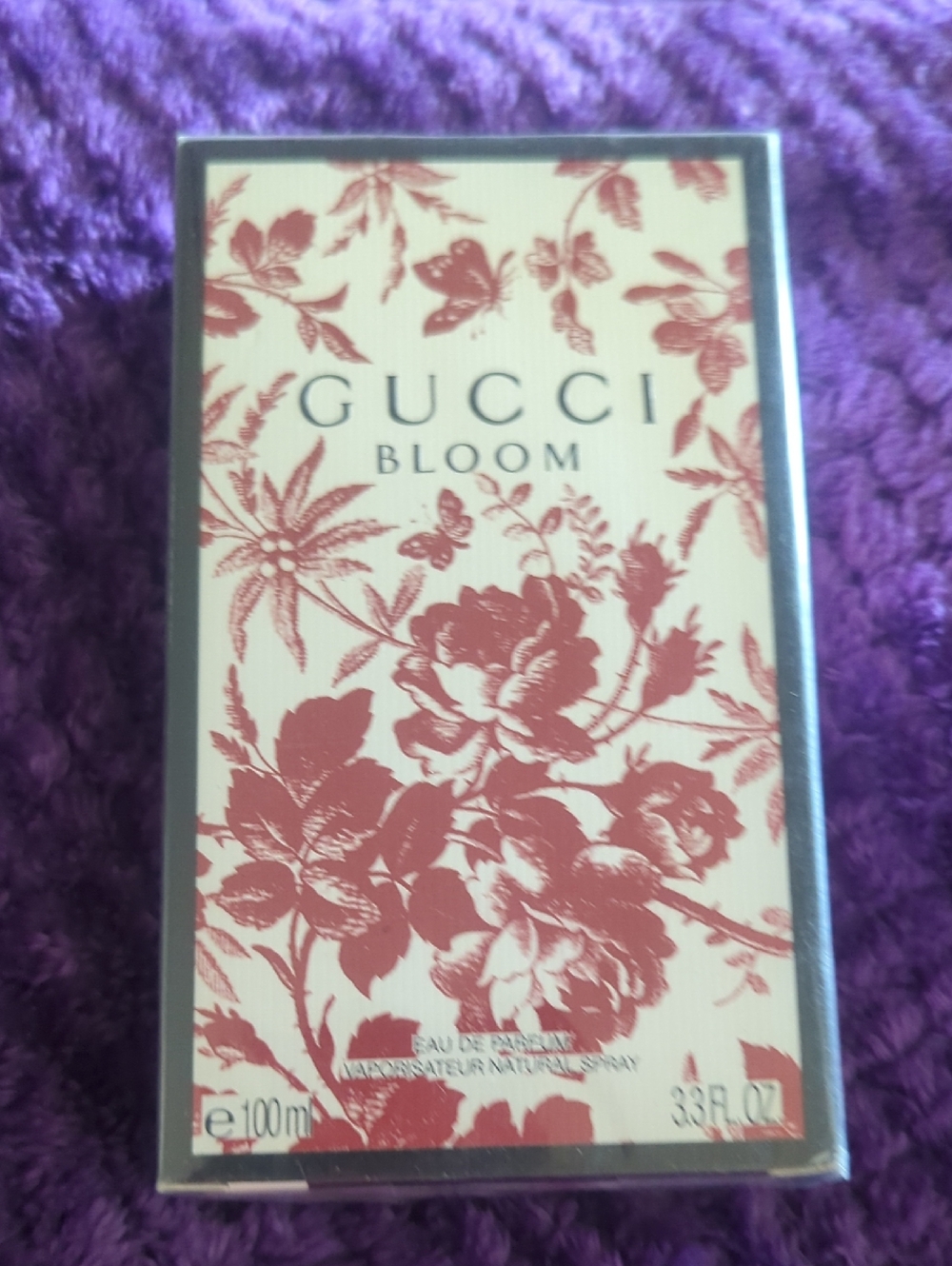 Gucci Bloom Floral Box in Cream and Dusty Rose